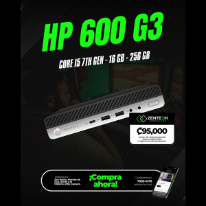 PC Mini HP ProDesk 600 G3 Core i5 7ma Gen 16GB 256GB SSD Usada