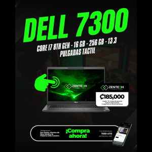 Laptop Táctil DELL Latitude 7300 Core i7 8va Gen 16GB 256GB SSD Usada