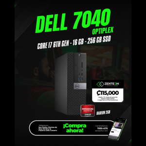 PC Desktop Dell OptiPlex 7040 Core i7 6ta Gen 16GB 256GB SSD + Radeon 2GB Usada