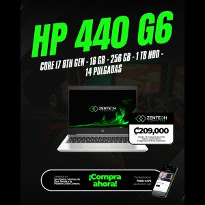 Laptop HP ProBook 440 G6 i7 8va Gen 16GB 256GB SSD + 1TB HDD Usada