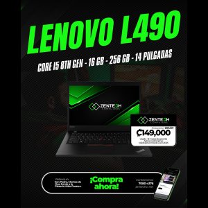 Laptop LENOVO ThinkPad L490 Core i5 8va Gen 16GB 256GB SSD Usada