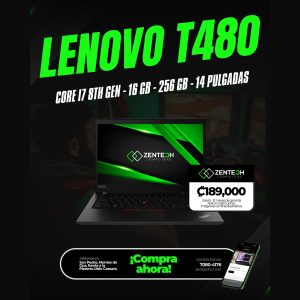 Laptop Lenovo ThinkPad T480 i7 8va Gen 16GB 256GB SSD Usada