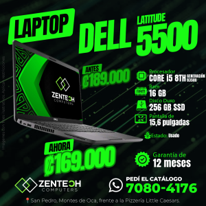 Laptop DELL Latitude 5500 Core i5 8va Gen Usada
