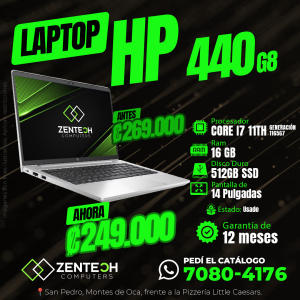 💻 Laptop HP ProBook 440 G8 Core i7 11va Gen Usada