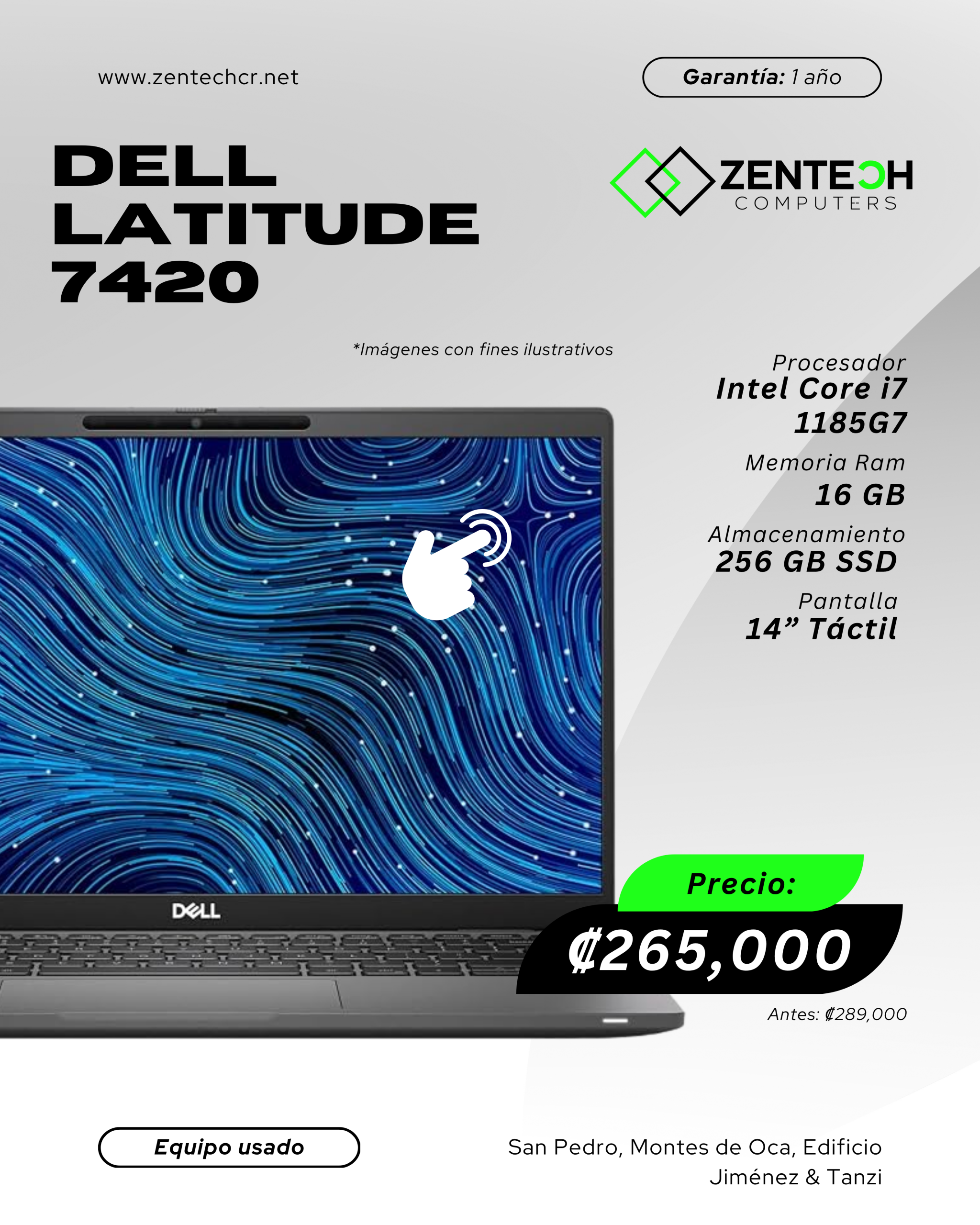 Laptop DELL Latitude 7420 Core i7 11va Gen Usada (Táctil) - Imagen 4