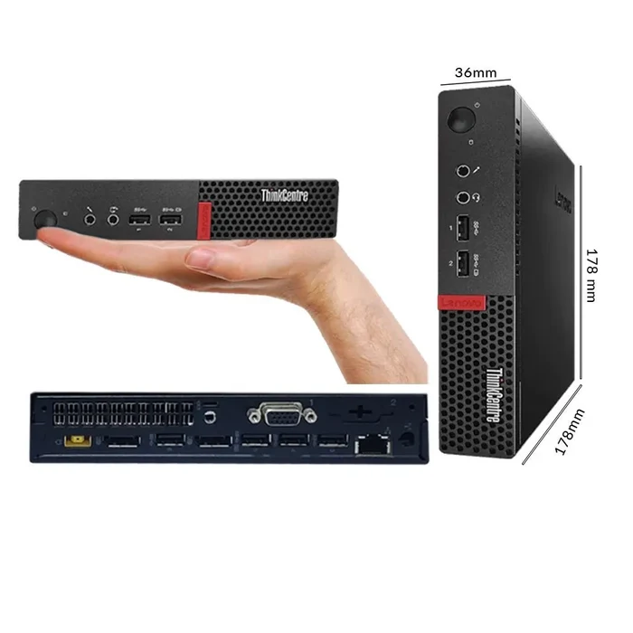 Mini PC Lenovo ThinkCentre M710q Core i3 7100T 8GB 128GB SSD Usado - Imagen 3